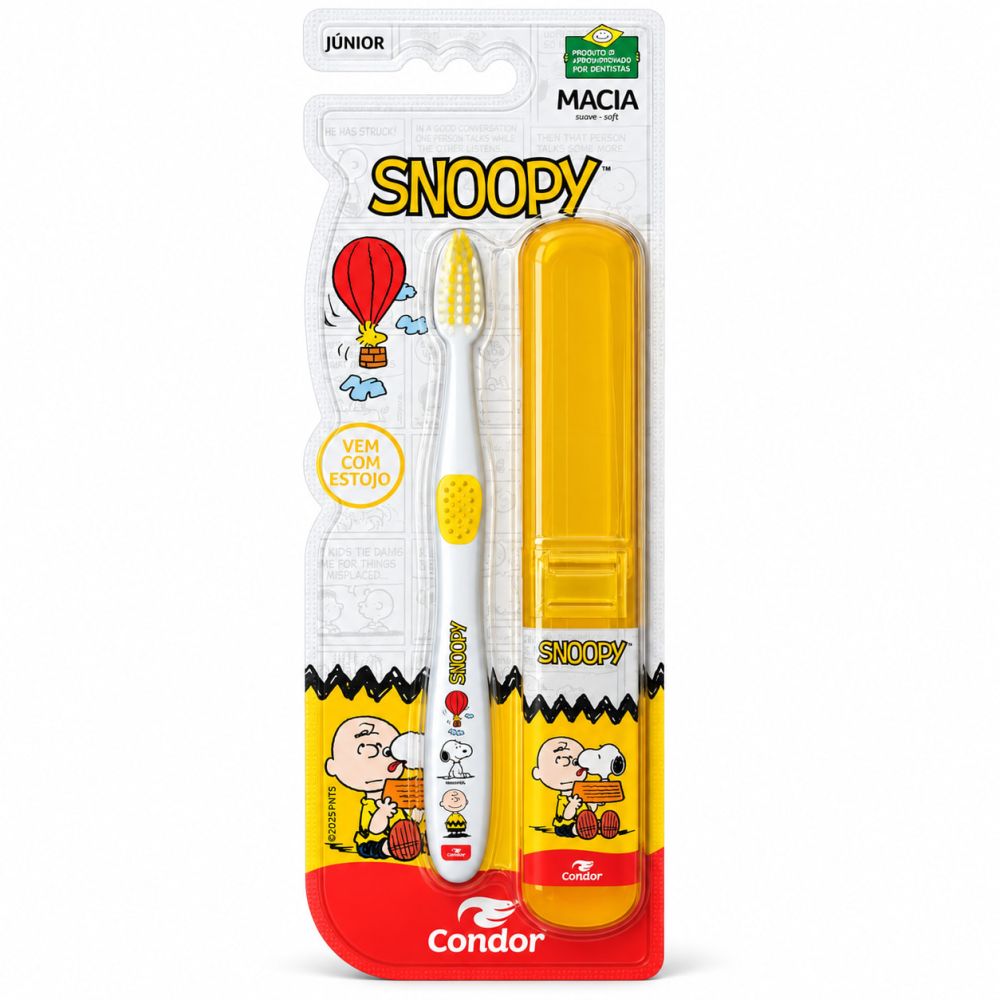 SNOOPY CEPILLO DENTAL + ESTUCHE X UNIDAD - CONDOR