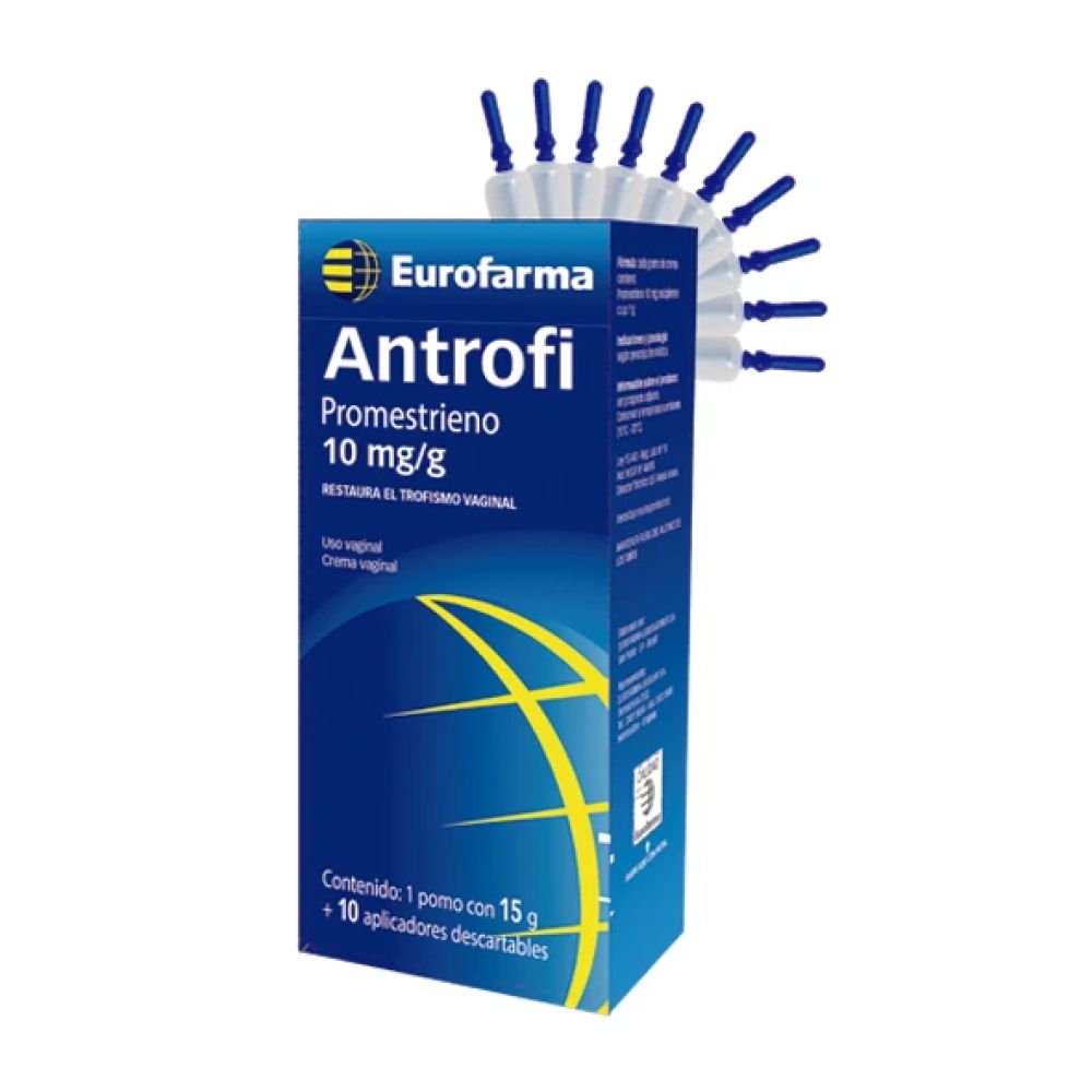ANTROFI 15 G CREMA VAGINAL X 10 APLICADORES