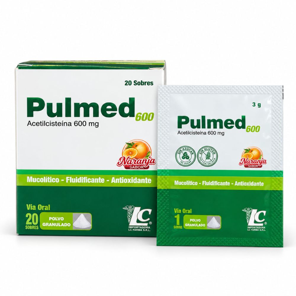 PULMED 600 MG X SOBRE